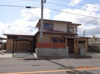 夕日が映える明るい家になりました★